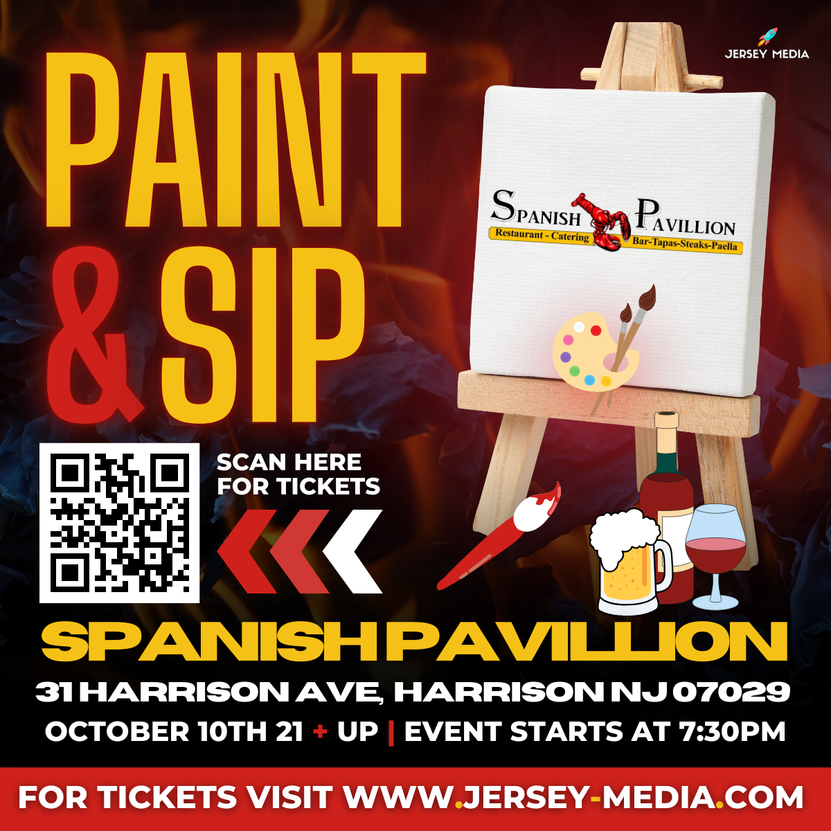 Paint & Sip at Spanish Pavillion